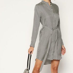 MICHAEL Michael Kors Silk Shirt Dress MU98WNCC7G